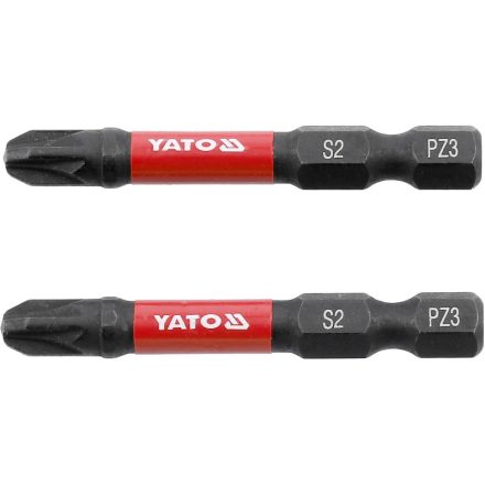YATO Impact Bit Spitze PZ3 x 50 mm (2 Stück)