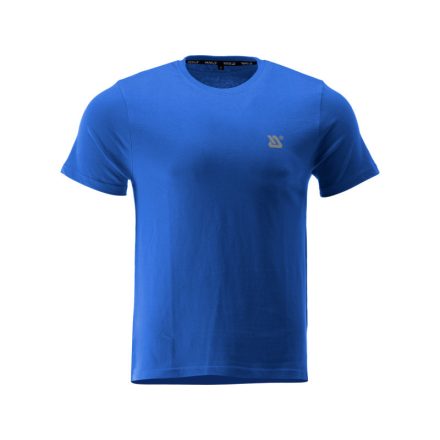 YATO Poloshirt mit Rundhalsausschnitt Größe L, blau