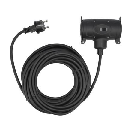 YATO Verlängerungsschaukelkabel gummiisoliert 2 Stecker 15 m 3 x 1,5 mm4
