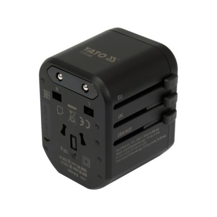 YATO Universeller Netzwerkadapter USB, USB-C, 18W