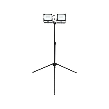 YATO Elektrisches Stativ LED-Doppelreflektor 5700 Lumen 2*30 W