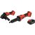 YATO Akku-Schleifer-Set 18 V (1 x 4,0 Ah Akku + Ladegerät) (Gerad- und Winkelschleifer)