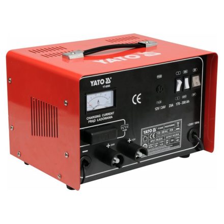 YATO Batterieladegerät 12-24 V / 25 A / 170-350 Ah