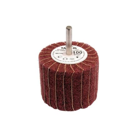 YATO Lamellenschleifscheibe mit Schaft 60 x 50 x 6 mm / P150