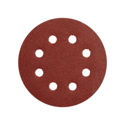YATO Klett-Fiberscheibe 125 mm / P60 8-lochig (5 Stück)