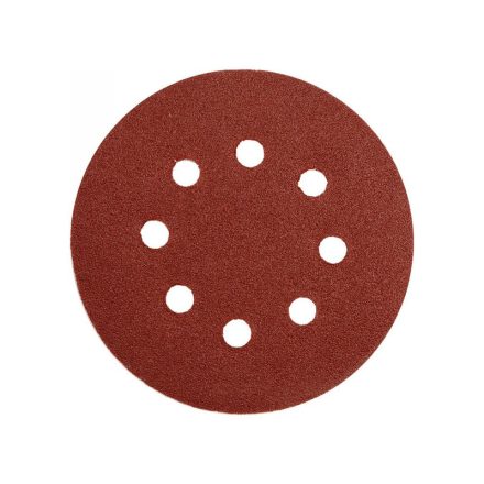YATO Klettschleifscheibe 125 mm / P220 8-Loch (5 Stück)