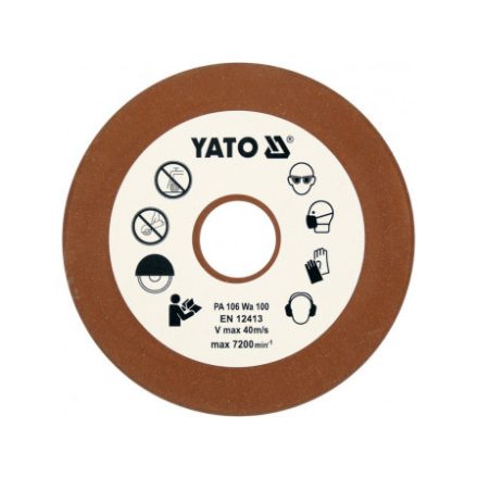 YATO Kettenzielscheibe 108 x 23 x 3,2 mm für Kettenziel YT-84990